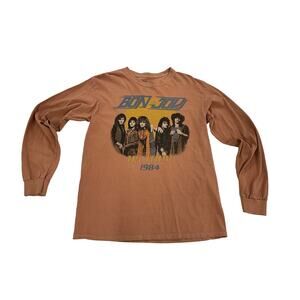 Bon Vovi BandMerch Small 1984 Long Sleeve T-Shirt Knit